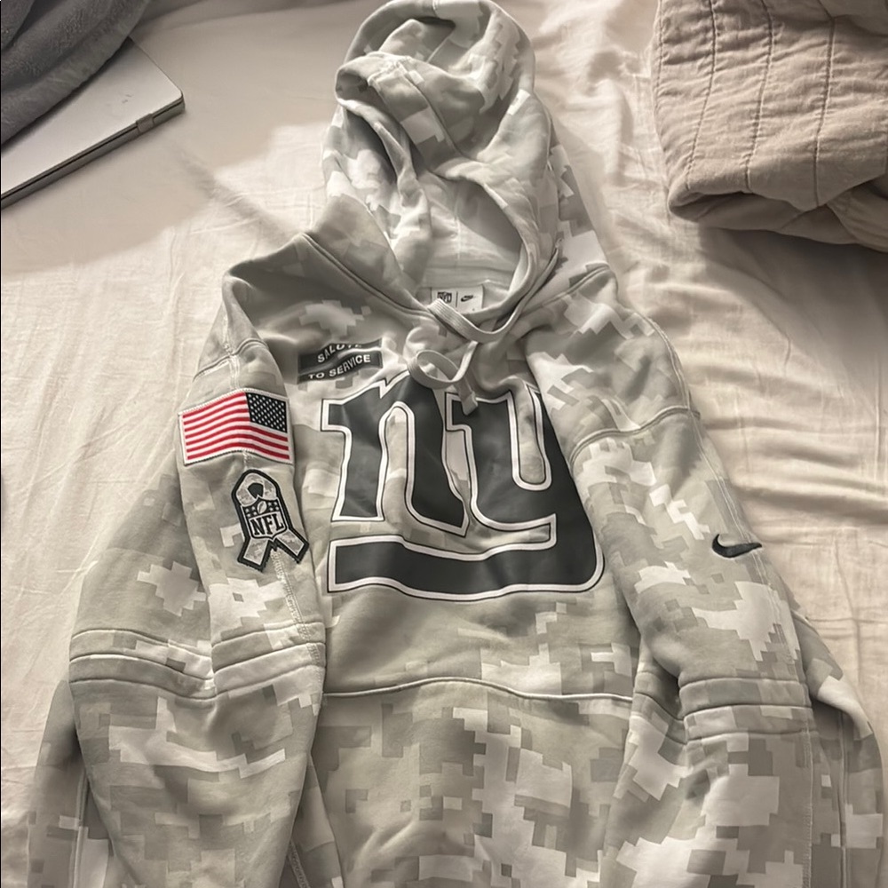 NFL Camo Hoodie with Patch